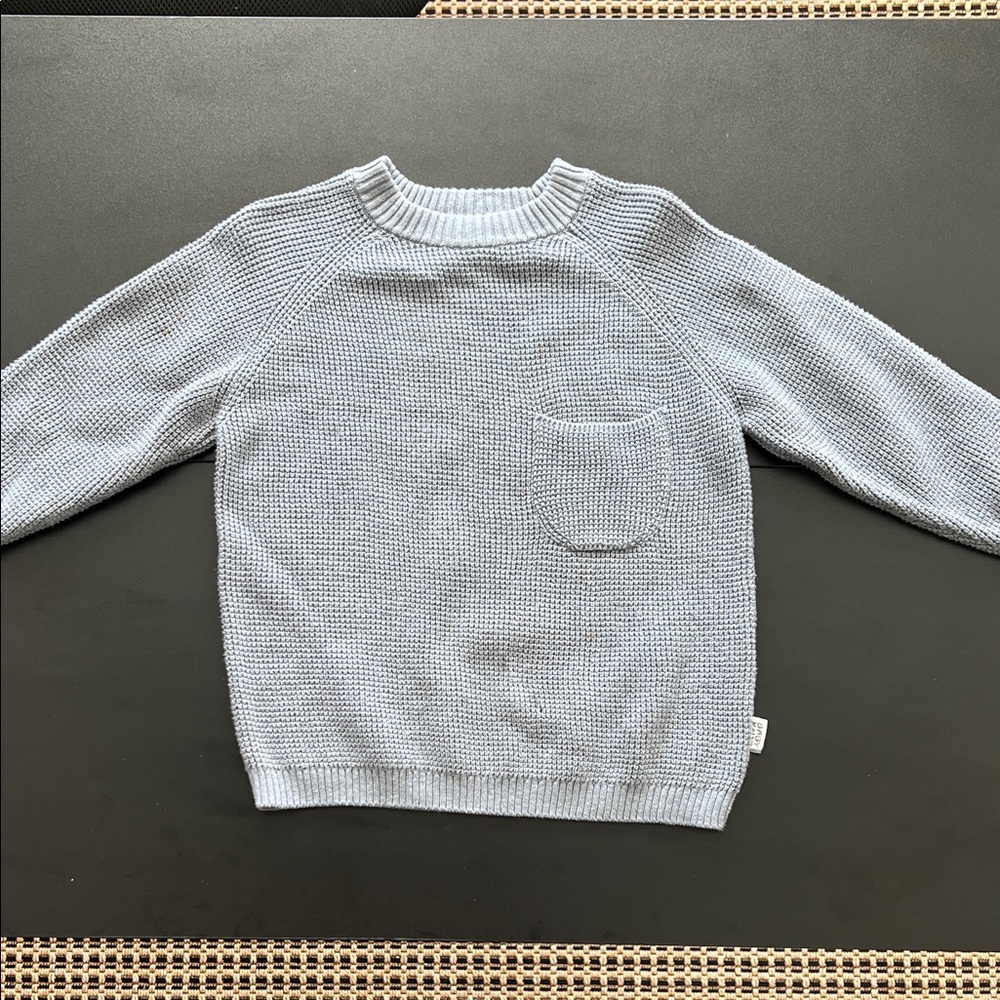 Zara Kids Gray Knit Sweater